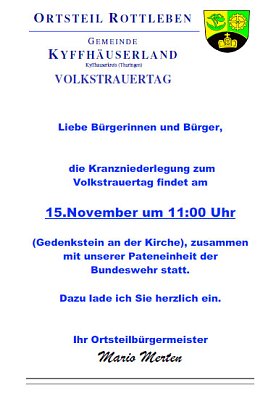 "Ihr Standpunkt interessiert" und Kranzniederlegung (Foto: Privat)