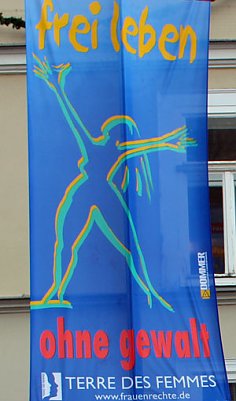 Gewalt gegen Frauen nicht hinnehmbar (Foto: Karl-Heinz Herrmann)
