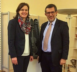 Verfassungsschutzpr&auml;sident bei L&auml;ndr&auml;tin (Foto: Landratsamt Kyffh&auml;userkreis)