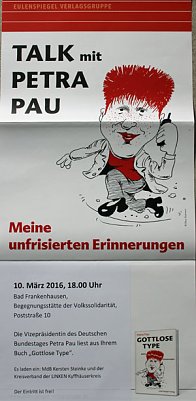 Einladung zur Buchlesung (Foto: Die Linke)