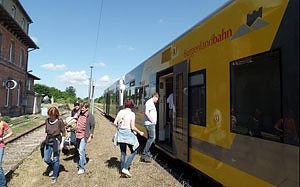 Sonderzug zum Unstrutbahnfest (Foto: IG Unstrutbahn)