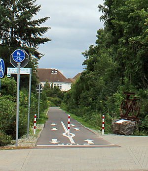 Unstrut-Werra-Radweg kurzzeitig gesperrt (Foto: Karl-Heinz Herrmann)