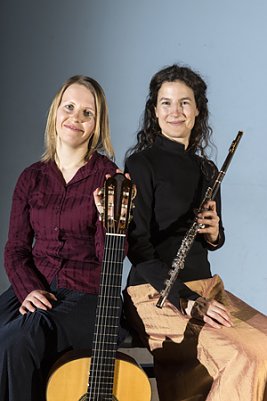 Gitarren-Fl&ouml;ten-Duo zum Dip (Foto: Duo Personare)