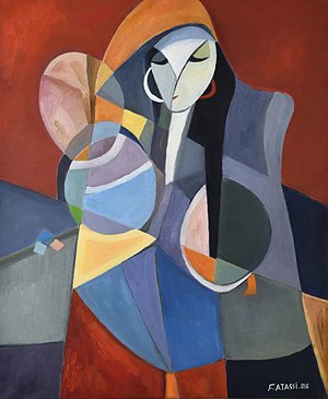 Ein syrischer Maler in Bad Frankenhausen (Foto: Bildrechte: Fakher Atassi; Fotorechte: Fred B&ouml;hme))