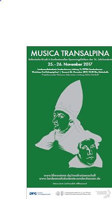 Musica Transalpina (Foto: Hochschule f&uuml;r Musik)