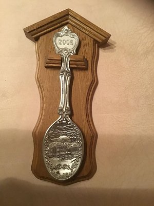 Zinn Jahres L&ouml;ffel  (Foto: )