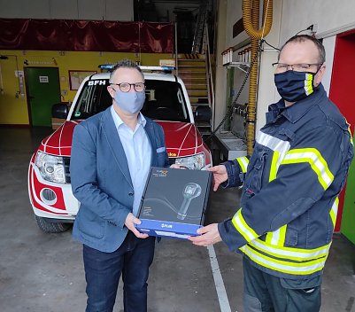 W&auml;rmebildkamera f&uuml;r die Feuerwehr  (Foto: Stadtverwaltung Bad Frankenhausen)