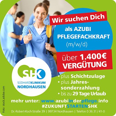 S&uuml;dharz Klinikum Nordhausen (Foto: SHK)