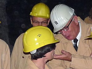 Lieberknecht unter Tage (Foto: Karl-Heinz Herrmann)