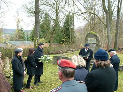Stadtratsvorsitzender Wolfgang Wytrieckus  bei der Gedenkrede (Foto: Karl-Heinz Herrmann)