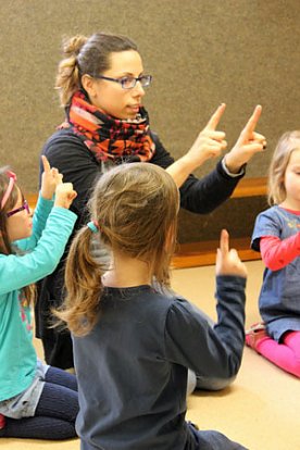 Bild: Singen mit Kindern