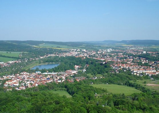 Blick vom Sondersh&auml;user Frauenberg (Foto: Karl-Heinz Herrmann)