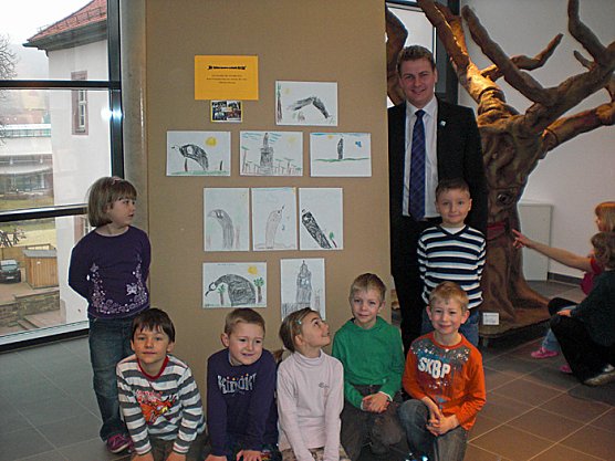 Kleine Künstler ganz groß (Foto: Kindervilla Bad Frankenhausen) Kleine Künstler ganz groß (Foto: Kindervilla Bad Frankenhausen)