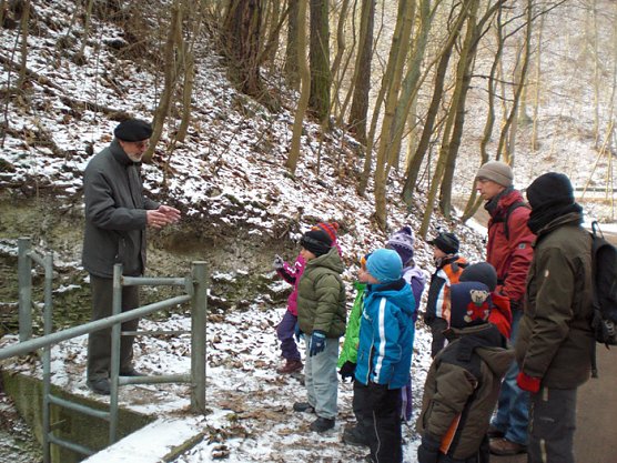 Auf der Suche nach den Flederm&auml;usen (Foto: Kindervilla Bad Frankenhausen)