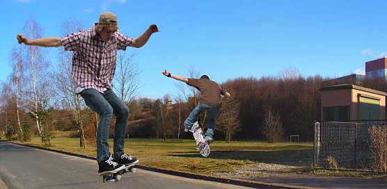 Bauplatz k&uuml;nftige Skaterhalle (Foto: Archiv Dieter Busch)