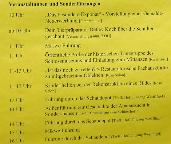 Museumstag in Sondershausen (Foto: Karl-Heinz Herrmann)