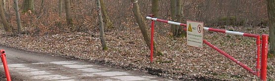 Sperrschranke ge&ouml;ffnet (Foto: Karl-Heinz Herrmann)