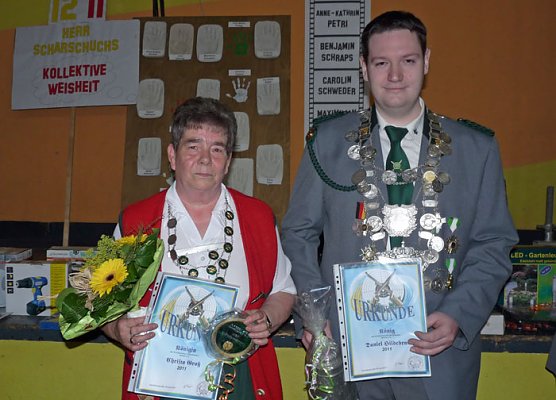 Sch&uuml;tzenk&ouml;nige ermittelt (Foto: Karl-Heinz Herrmann)