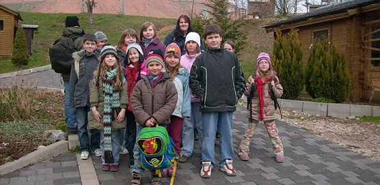 Im Gnadenhof mit dem JUST (Foto: Karl-Heinz Herrmann)