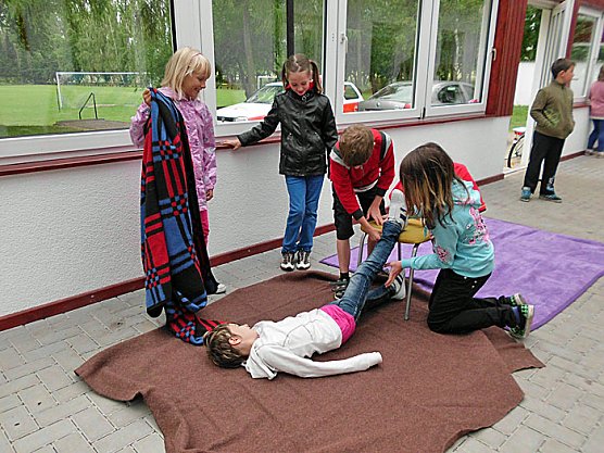 Kreiswettbewerb Junge Sanit&auml;ter (Foto: DRK-Kreisverband)