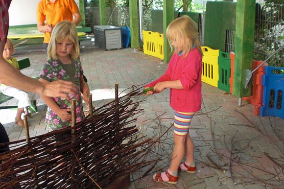 Selbst etwas erschaffen (Foto: Kindervilla Bad Frankenhausen)