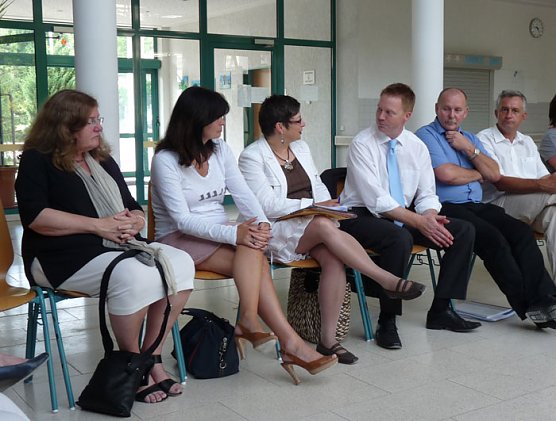 Matschie in der Talstra&szlig;e (Foto: Karl-Heinz Herrmann)