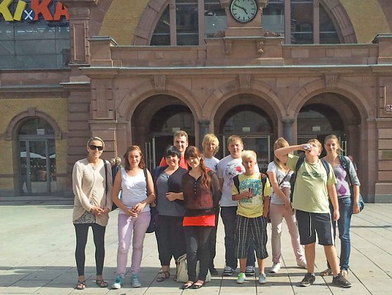 Jugendclub unterwegs in Erfurt (Foto: Domizil Bad Frankenhausen)