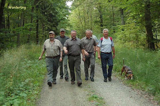 Wanderung zum Jubil&auml;um  (Foto: Forstamt Oldisleben)