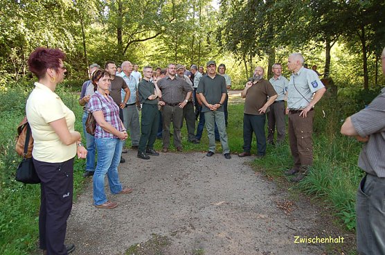 Wanderung zum Jubil&auml;um  (Foto: Forstamt Oldisleben)