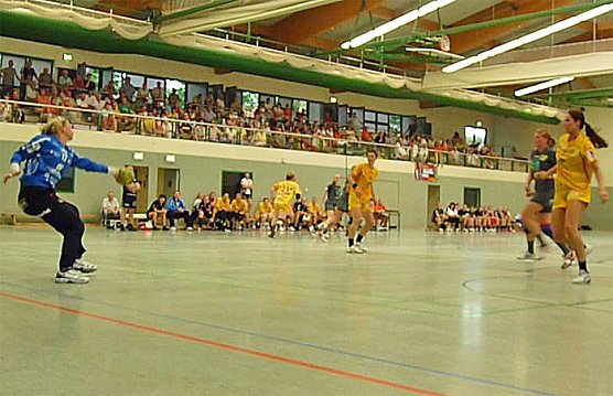 Werbung für den Handball (Foto: Karl-Heinz Herrmann) Werbung für den Handball (Foto: Karl-Heinz Herrmann)