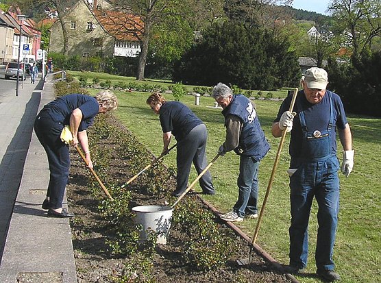 Fr&uuml;hjahrsputz in Bad Frankenhausen (Foto: Stadt Bad Frankenhausen)