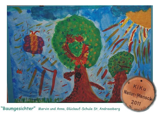 Kinderkunst (Foto: Nationalparkhaus Sankt Andreasberg)