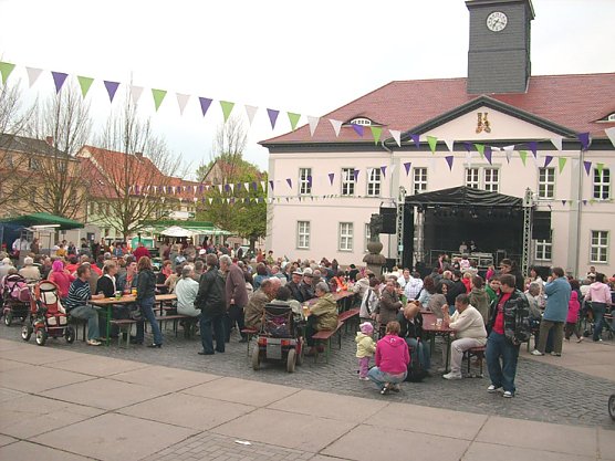 Maibaum-Party Bad Frankenhausen (Foto: Karl-Heinz Herrmann)