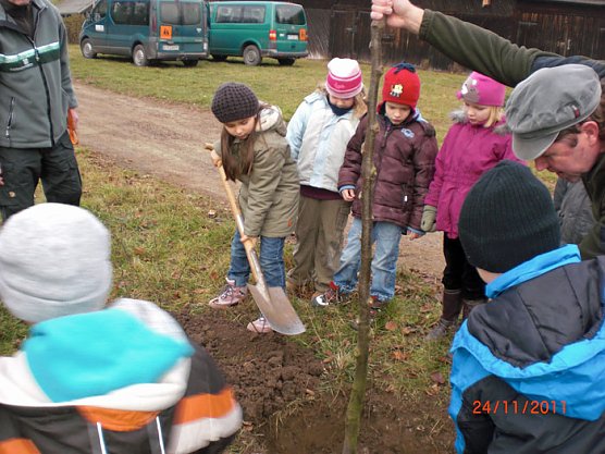 Geburtstagsbaum gepflanzt (Foto: Kindervilla Bad Frankenhausen) Geburtstagsbaum gepflanzt (Foto: Kindervilla Bad Frankenhausen)