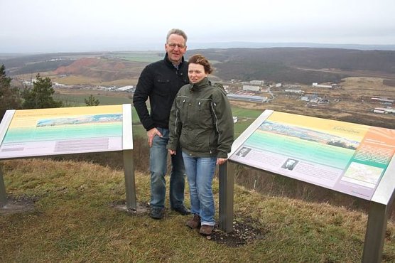 Tafeln zur Spurensuche Kalibergbau (Foto: Hans-J&uuml;rgen Schmidt)