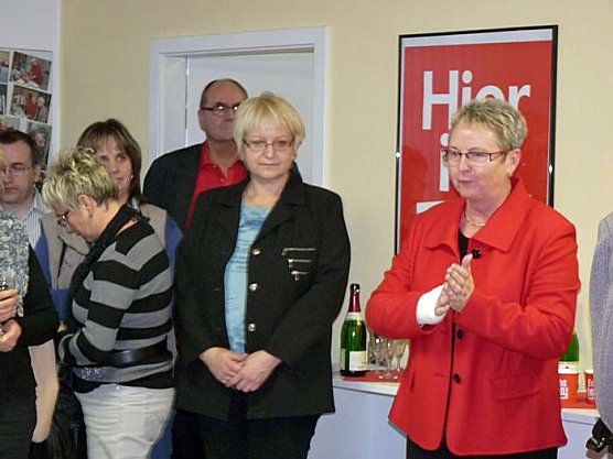 Die Linke gab Empfang (Foto: Karl-Heinz Herrmann) Die Linke gab Empfang (Foto: Karl-Heinz Herrmann)