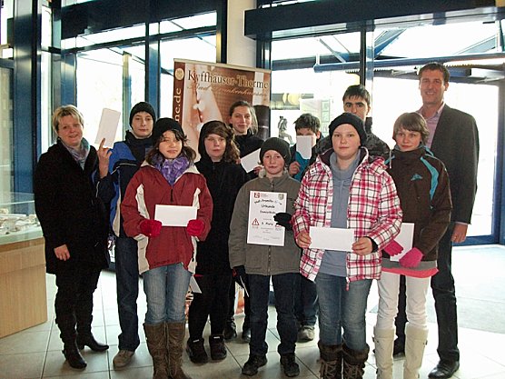Preis &uuml;berreicht (Foto: Domizil Bad Frankenhausen)