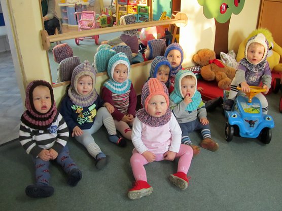 Rutschenm&uuml;tzen - M&uuml;tzenrutschen? (Foto: Karl-Heinz Herrmann)