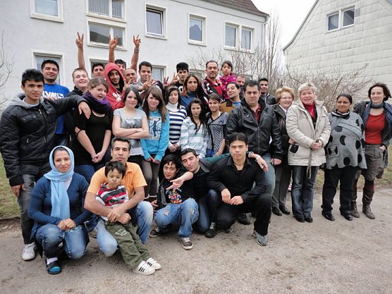 Zu Besuch in Rockensu&szlig;ra (Foto: Interkulturelle AG)