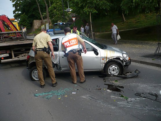Unfall Lohstra&szlig;e (Foto: Hans-J&uuml;rgen Schmidt)