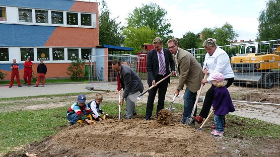 Zu Besuch im "Wipperg&auml;rtchen" (Foto: Stadt Bad Frankenhausen)
