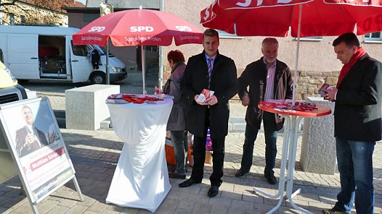 Erfolgreicher Endspurt im Wahlkampf (Foto: Matthias Strejc)