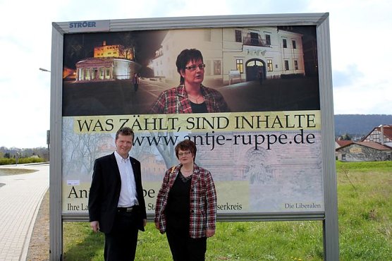 Wahlaufruf Antje Ruppe (Foto: R. Schraps) Wahlaufruf Antje Ruppe (Foto: R. Schraps)