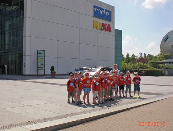 Auf zum KIKA (Foto: Kindervilla Bad Frankenhausen) Auf zum KIKA (Foto: Kindervilla Bad Frankenhausen)