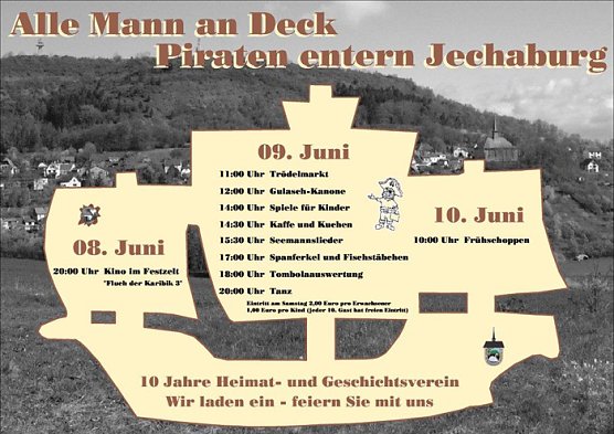 Piraten entern Jechaburg (Foto: Heimatverein Jechaburg)
