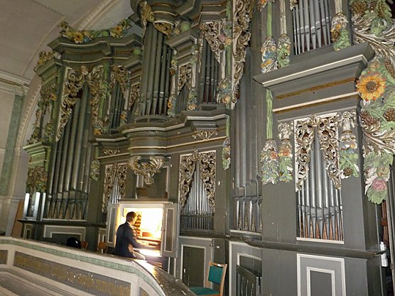 Zwei Mal f&uuml;r die Orgel (Foto: Karl-Heinz Herrmann)