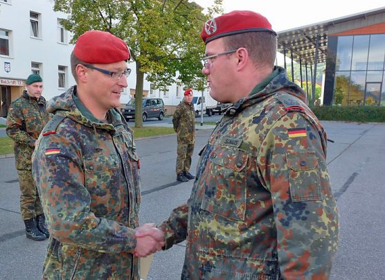 Der besondere Quartalsappell (Foto: Karl-Heinz Herrmann)