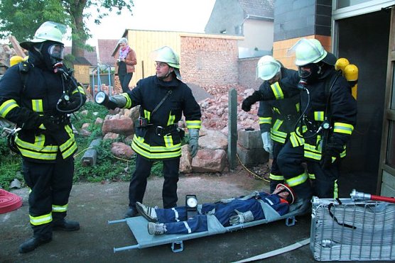 Großübung erfolgreich (Foto: Günter Herting) Großübung erfolgreich (Foto: Günter Herting)