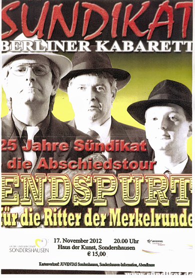 Politisches Kabarett (Foto: Juventas Sondershausen)