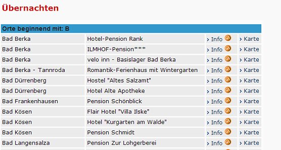 Übernachtungsmöglichkeiten (Foto: Karl-Heinz Herrmann) Übernachtungsmöglichkeiten (Foto: Karl-Heinz Herrmann)